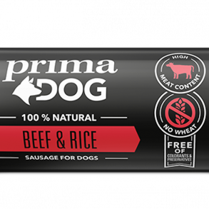 Sausage for Dogs - Beef & Rice