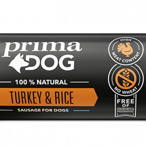 Sausage for Dogs - Turkey & Rice